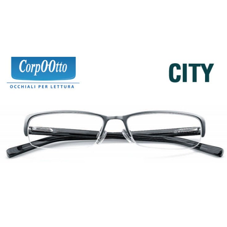 Corpootto City Gafas de Lectura Color Gris Perla Dioptrías 2.50