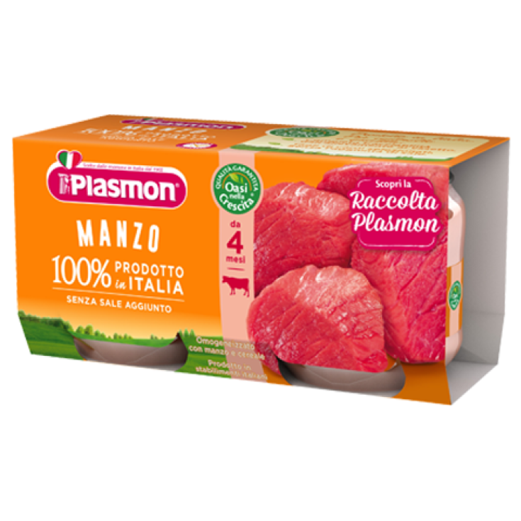 Plasmon Carne de Ternera Homogeneizada 4x80g