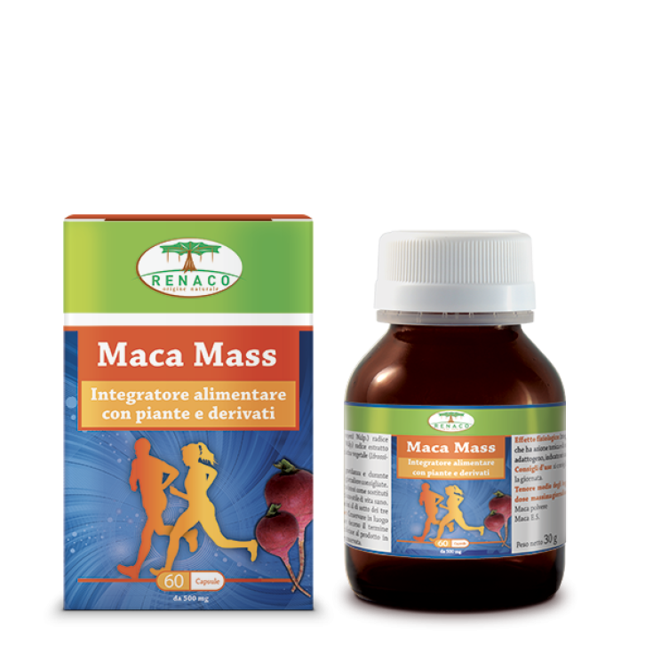 Renaco Maca Mass Complemento Alimenticio 60 Cápsulas