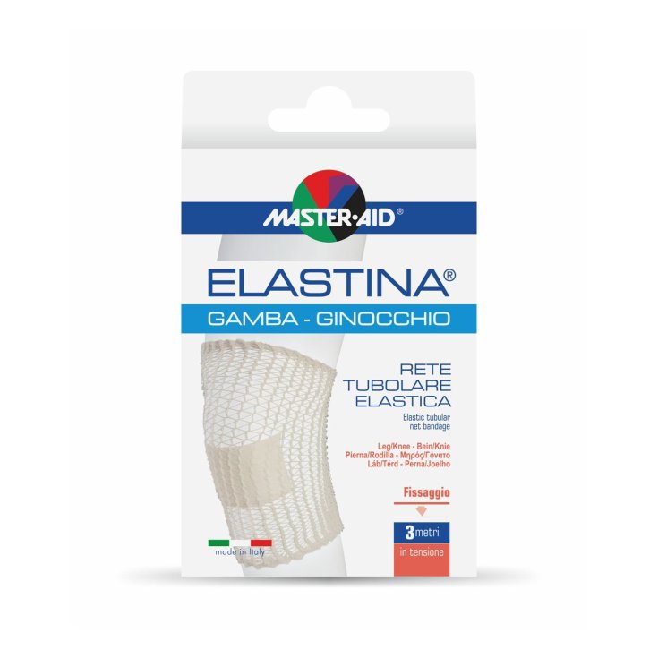 Master-Aid® Elastina® Pierna-Rodilla 3m Red Tubular Elástica