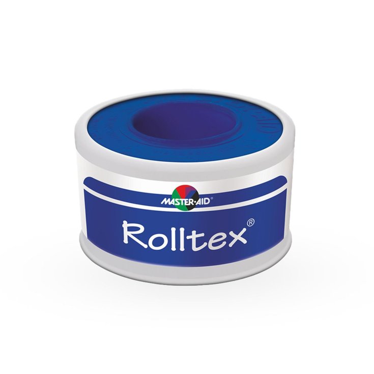 Parche Master-Aid® Rolltex® En Lona De Rayón Viscosa Color Blanco m 5 x 1,25 cm