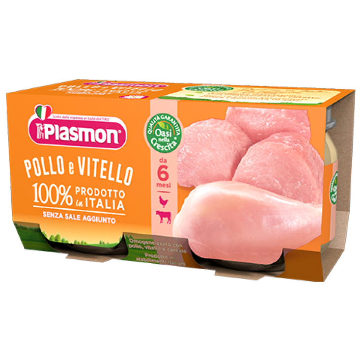 Plasmon Homogeneizado Ternera Y Pollo 2x80g