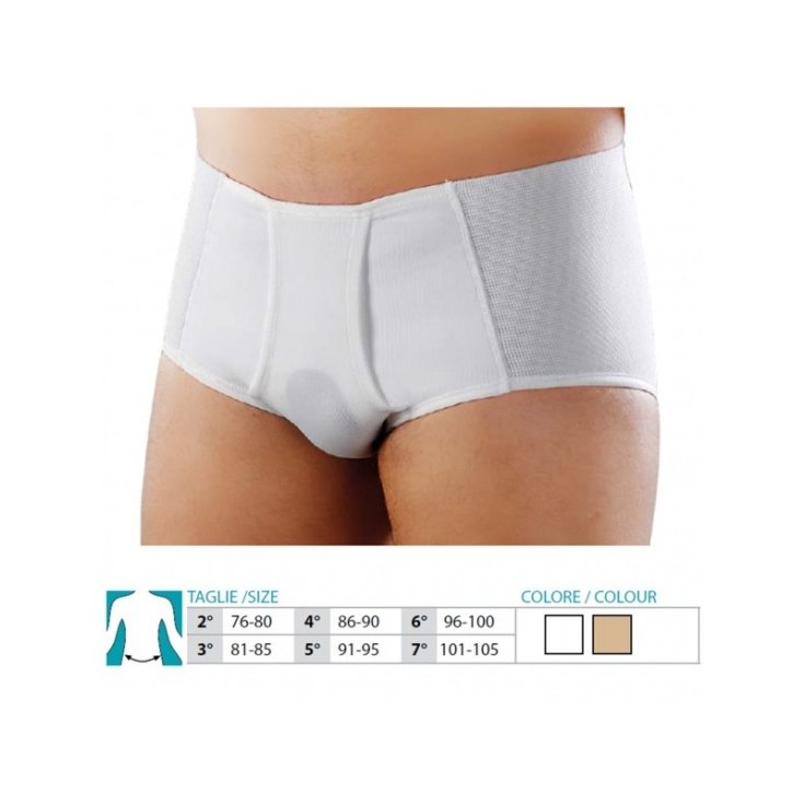 Braguita Safte Orione 313 Hernia Color Blanco Talla 5