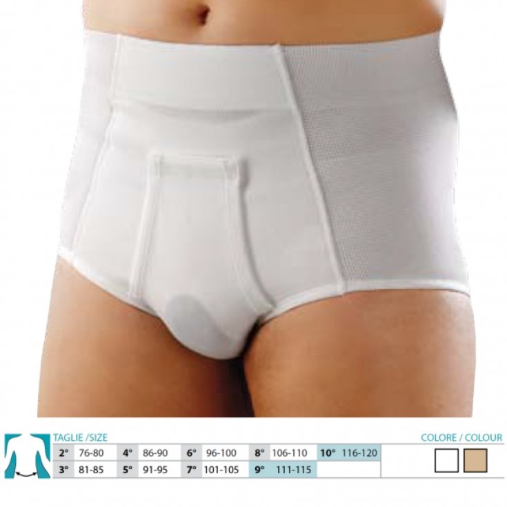 Safe Orione 316 Calzoncillo Hernia Alto Color Blanco Talla 3