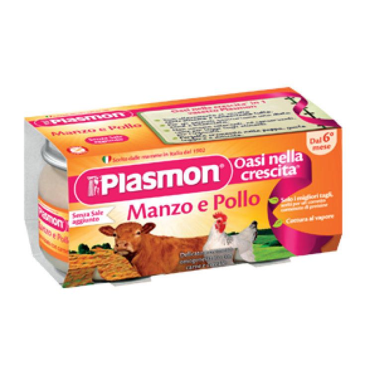 Plasmon Carne Homogeneizada Ternera Y Pollo 2x80g