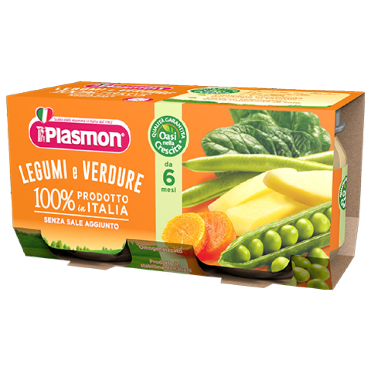 Plasmon Homogeneizado Legumbres Y Verduras 2x80g