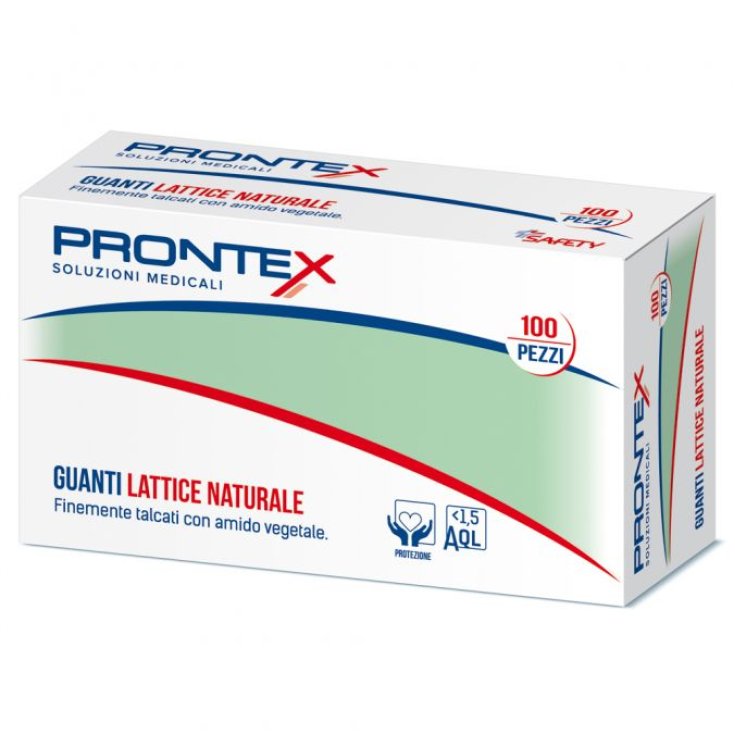 Prontex Guantes de Látex Natural Business Tamaño Mediano 100 Piezas