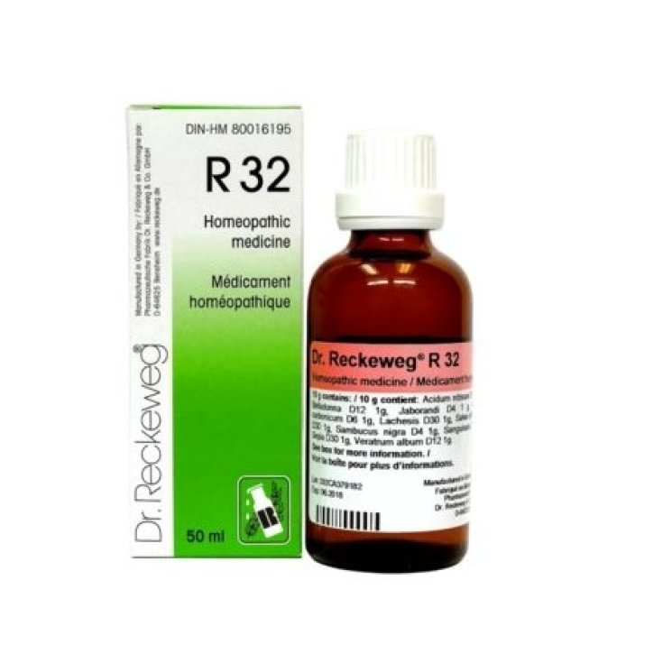 Dr. Reckeweg R32 Remedio Homeopático En Gotas 22ml