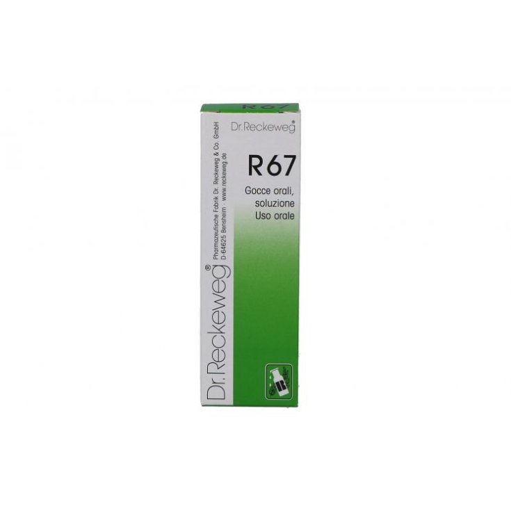 Dr. Reckeweg R67 Remedio Homeopático En Gotas 22ml