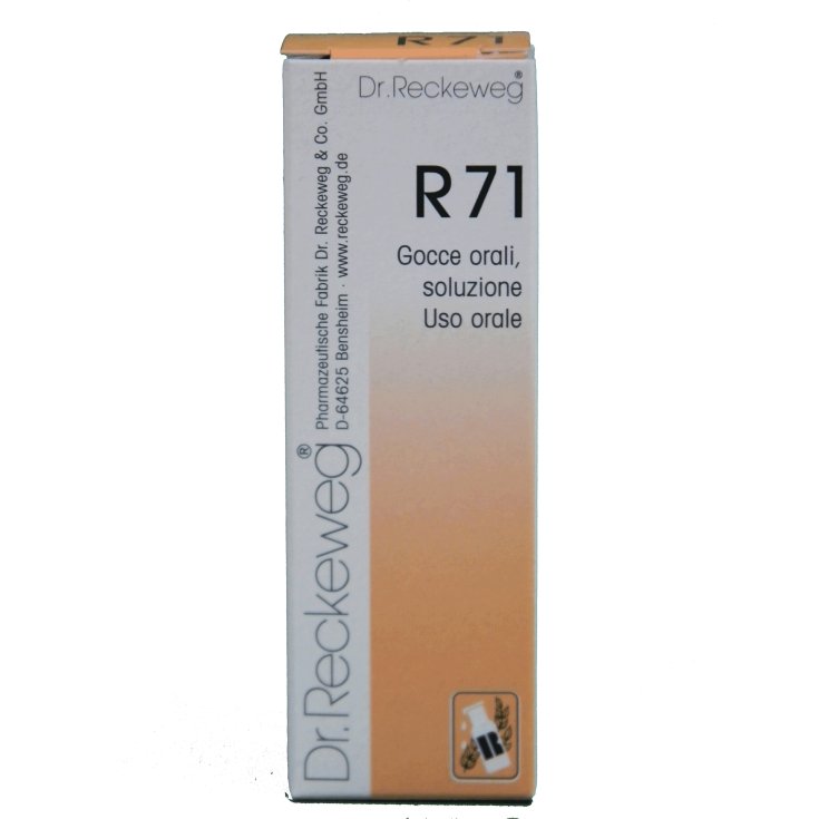 Dr. Reckeweg R71 Remedio Homeopático En Gotas 22ml