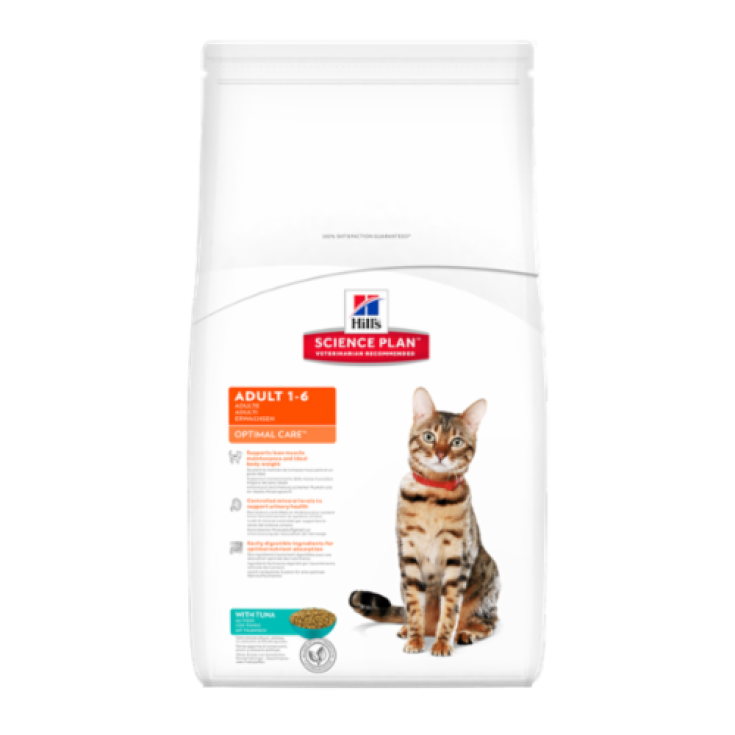 Hill's Science Plan Feline Adult Optimal Care con Atún 2kg