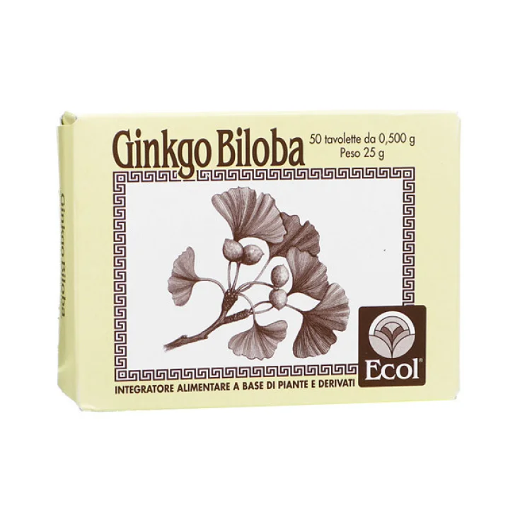 Ecol Ginkgo Biloba Complemento Alimenticio 50 Comprimidos