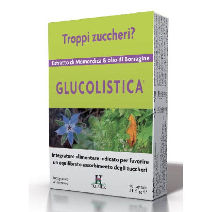 Sangalli Glucolistica Holistica Complemento Alimenticio 40 Cápsulas