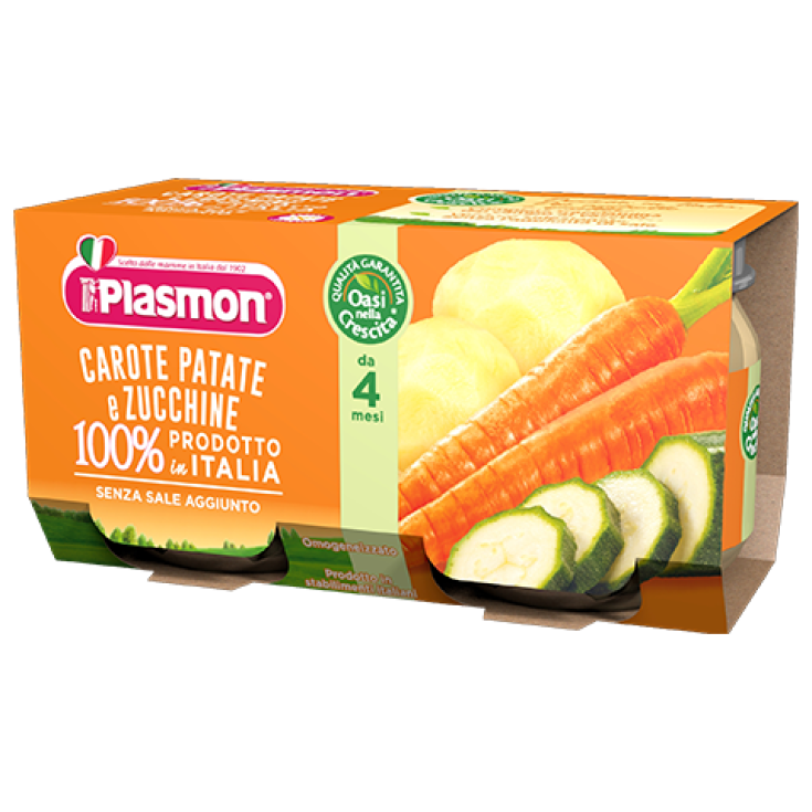 Plasmon Homogeneizado Zanahorias, Patatas Y Calabacín 2x80g