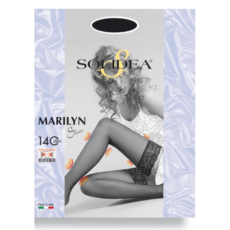 Solidea Marilyn 140 Sheer Stay-up Bronce Talla 4