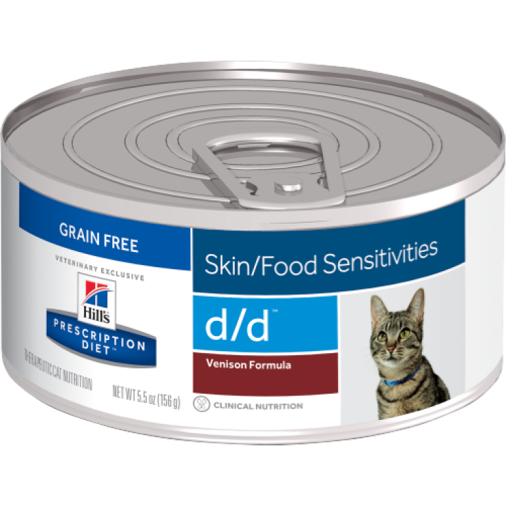 Hill's Prescription Diet Feline d/d Food Sensitivities Sabor Venado y Guisantes 156g