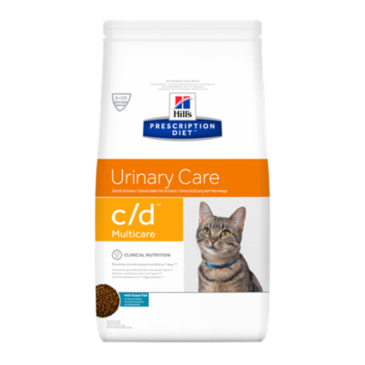 Hill's Prescription Diet C/d Multicare Cuidado Urinario Felino Con Peces De Mar 5kg