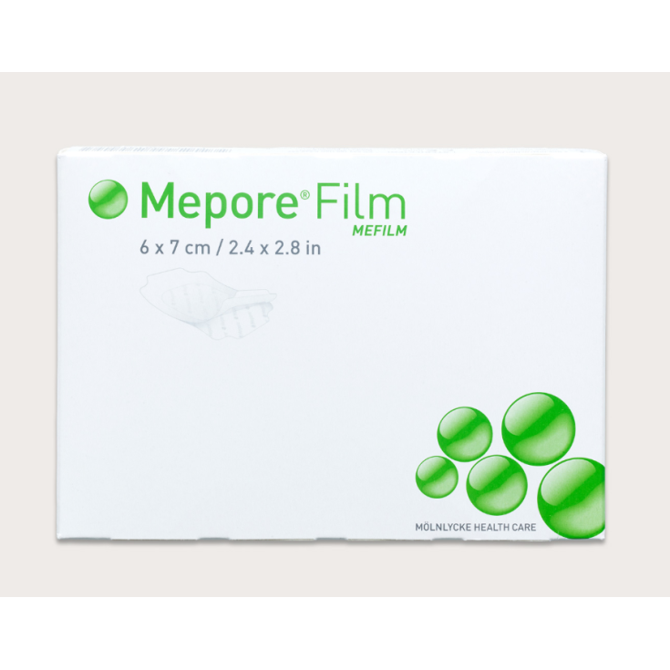 Mölnlycke® Mepore® Película Adhesiva Transparente Apósito Tamaño 6x7cm 10 Piezas