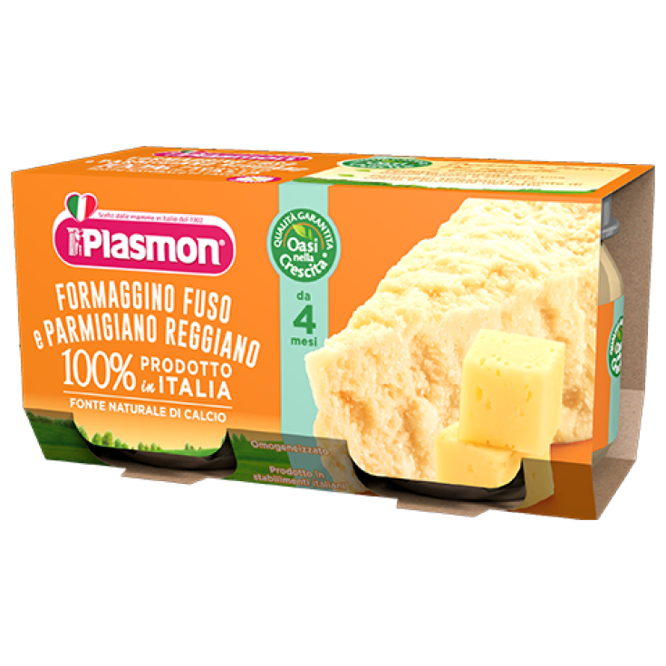 Queso Fundido Plasmon Homogeneizado Con Parmigiano Reggiano 2x80g