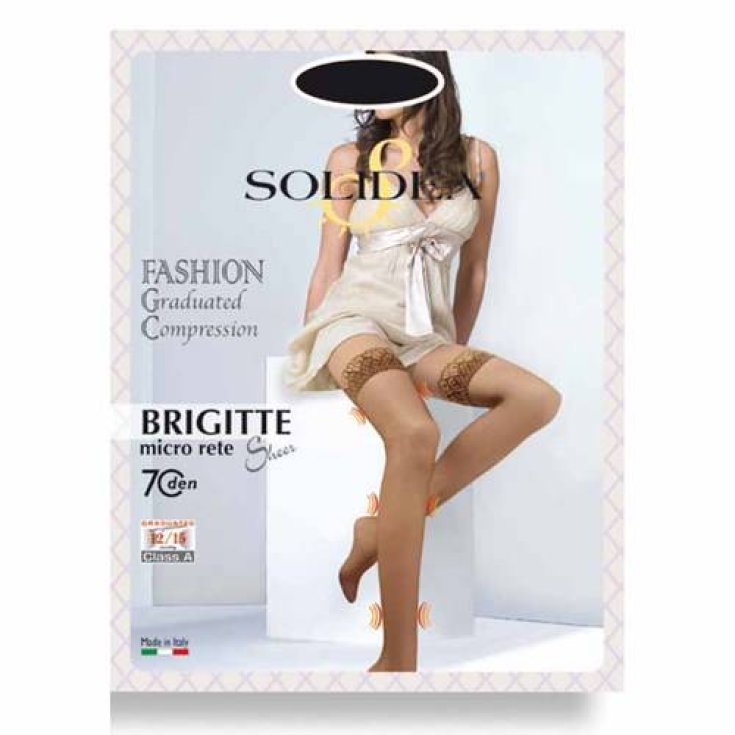 Solidea Brigitte Pimentón Micro Mesh Stay Ups 4