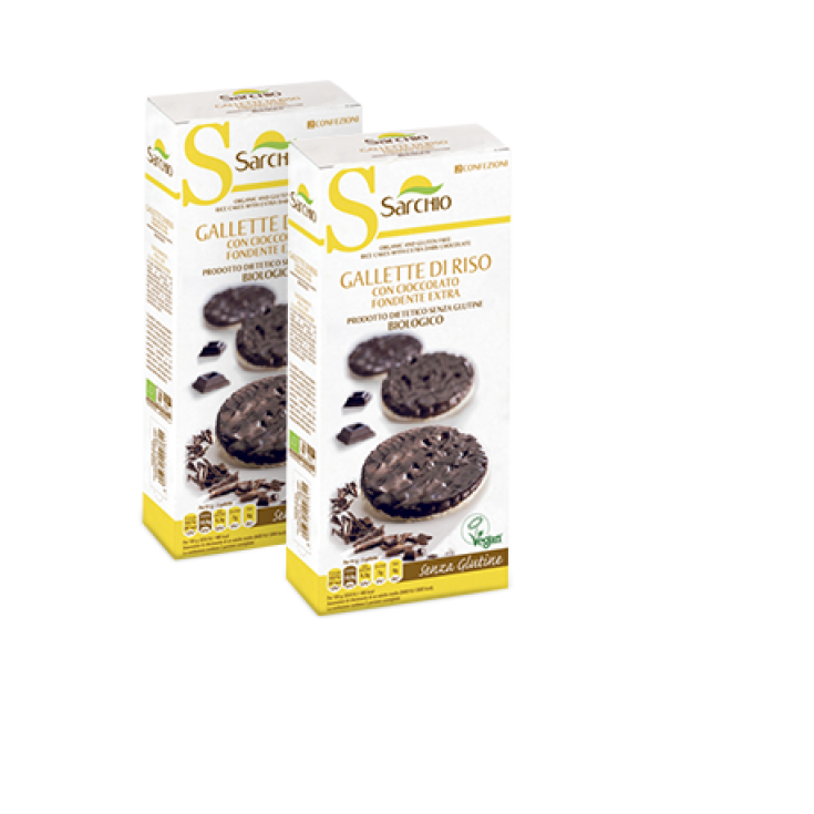 Sarchio Tortitas De Arroz Con Chocolate Negro Sin Gluten 100g