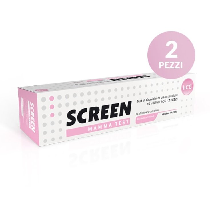 Screen Pharma Screen Mom Prueba de embarazo ultrasensible 2 piezas