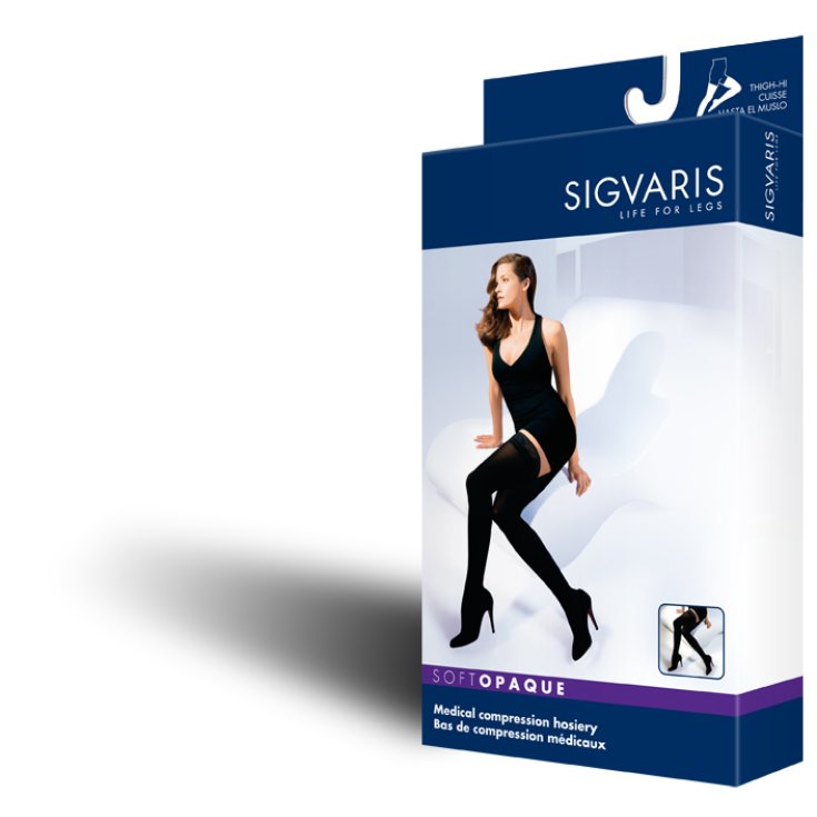 Sigvaris Open Toe Hold Up Color Caramelo