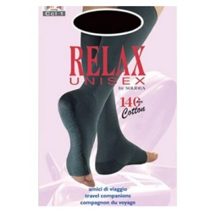Solidea Relax 140 Hasta la Rodilla Unisex Punta Abierta Negro 5xxl