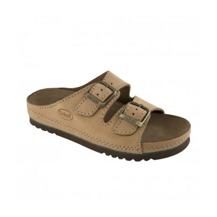 Dr. Scholl's Air Bag Sandalia Forrada Nubuck Sin Correa Color Piel Talla 36 1 Par