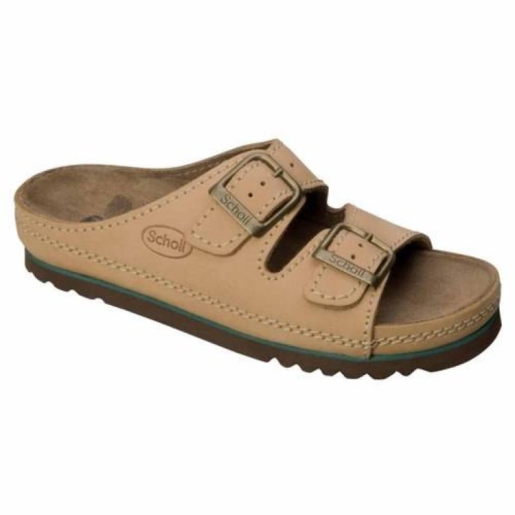 Sandalia Scholl® Air Bag en piel con plantilla Bioprint® Talla 43