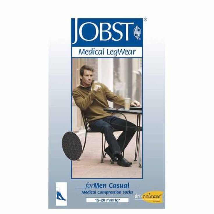 Bsn Jobst Para Hombre Negro Hasta La Rodilla Talla L