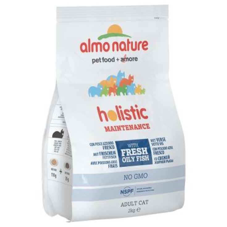 Almo Nature Holistic Blue Fish and Rice Alimento Seco para Gatos 2kg