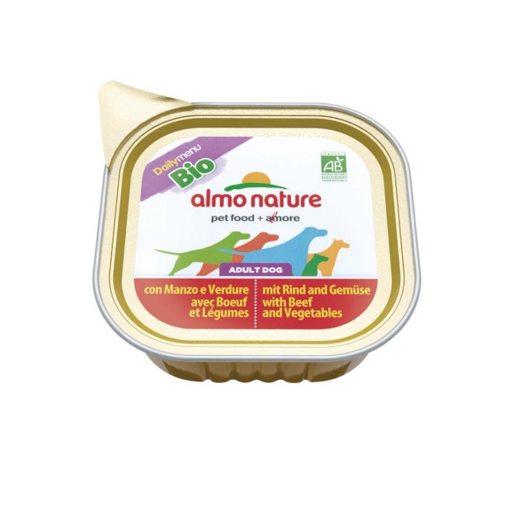 Almo Nature Menú Diario Bio Perro Ternera 100g