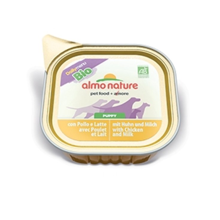 Almo Nature Menú Diario Perro Bio Con Pollo Y Leche 100g