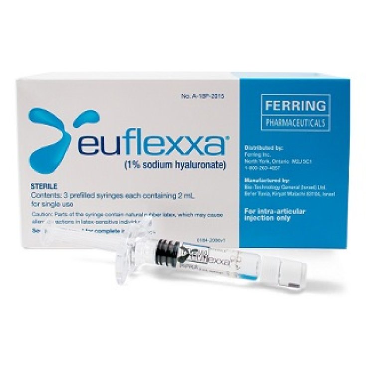 Euflexxa 1 Jeringa Precargada Dolor Articular Rodilla 2ml