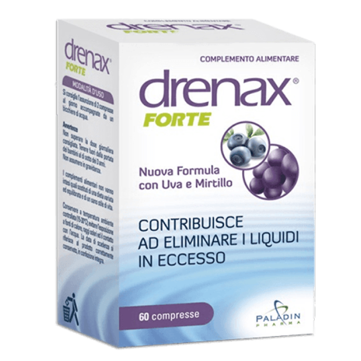 Drenax Forte Gusto Arándano 60 Comprimidos