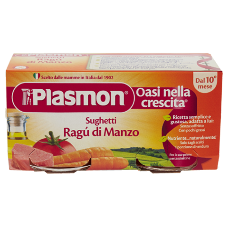 Plasmon Sughetto Ragú De Ternera 2x80g