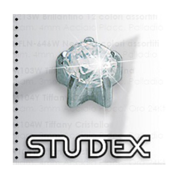Studex System 75 Tiffany Crystal Acero 4mm 2 Piezas