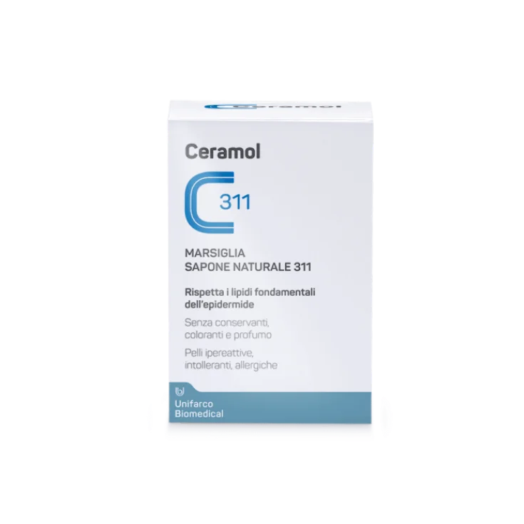 Unifarco Ceramol 311 Jabon Marsella Natural 100g