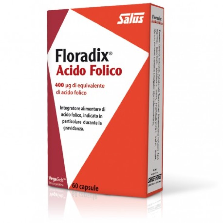 Salus Floradix Ácido Fólico 60 Cápsulas