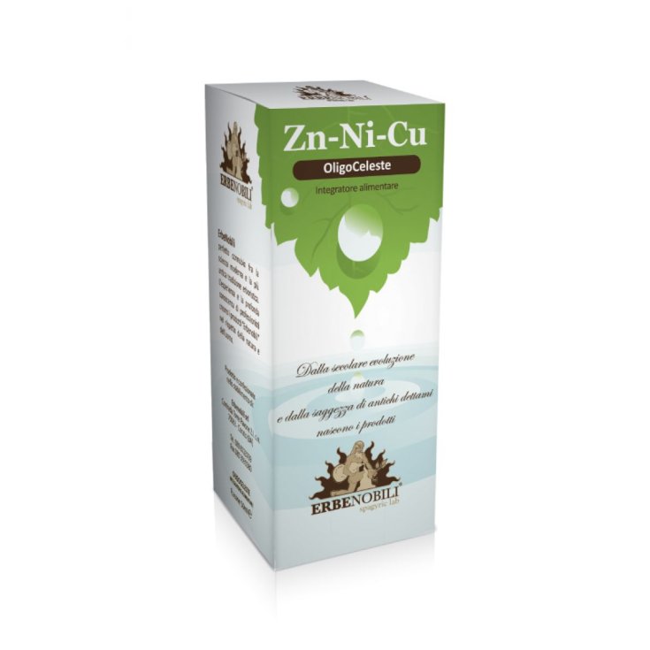 Erbenobili Oligoceleste Zinc Níquel Cobre Complemento Alimenticio 50ml