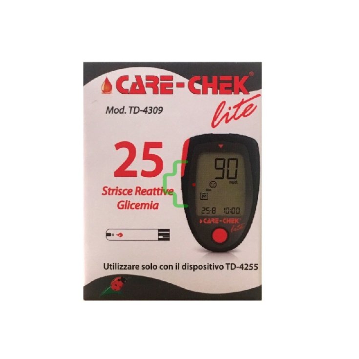 MDHealthCare Care-Chek Lite tiras de prueba de glucosa en sangre 25 piezas