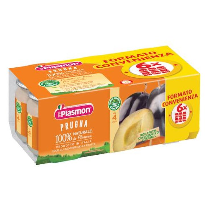 Plasmon Homogeneizado Ciruela 104x6 Piezas