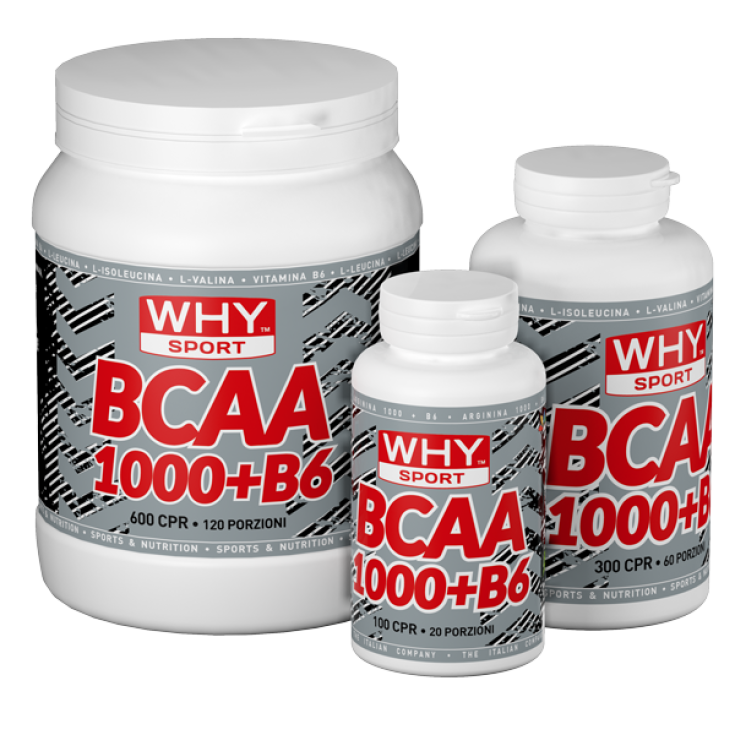 Why Sport Bcaa + B6 Complemento Alimenticio 100 Cápsulas