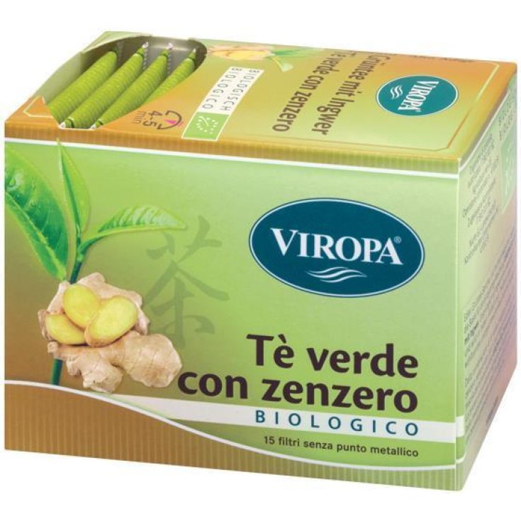 Viropa Té Verde Y Jengibre Bio 15 Sobres