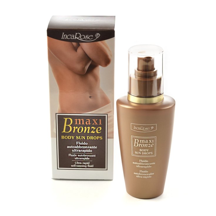 IncaRose Maxi Bronze Body Sun Drops Fluido Autobronceador 125ml