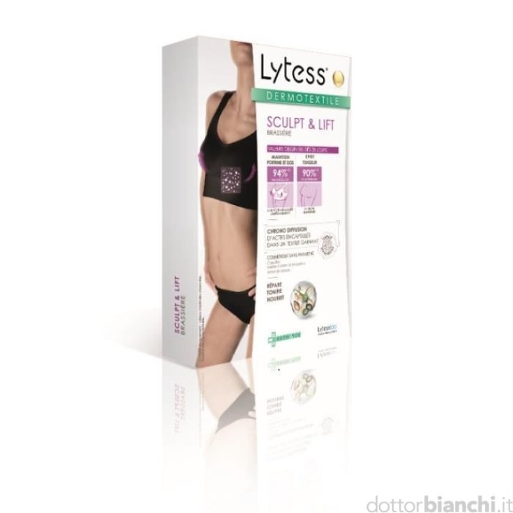 Sujetador Lytess Dermotextil Sculpt & Lift Lift Up Color Negro Talla L/XL