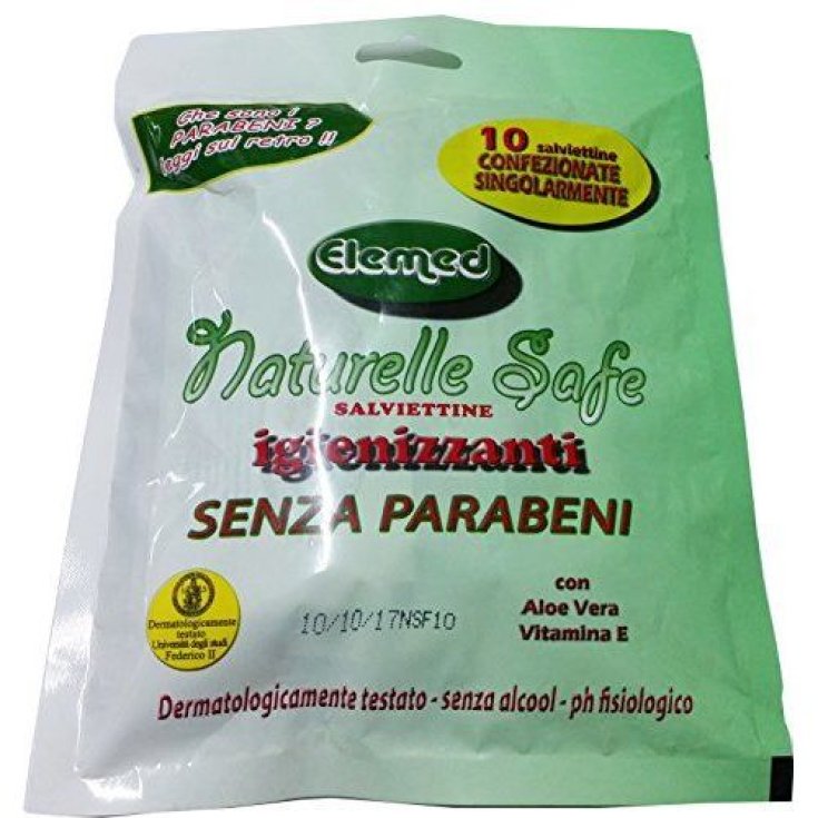 Naturelle Toallitas Higienizantes Sin Parabenos 10 Piezas