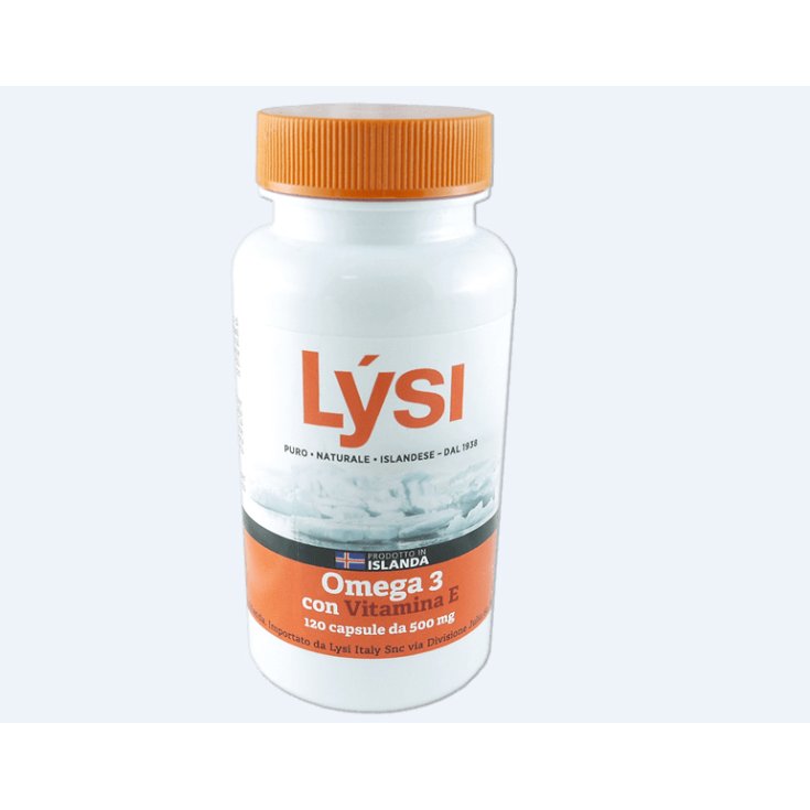 Lysi Omega 3 Con Vitamina E Complemento Alimenticio 120 Cápsulas