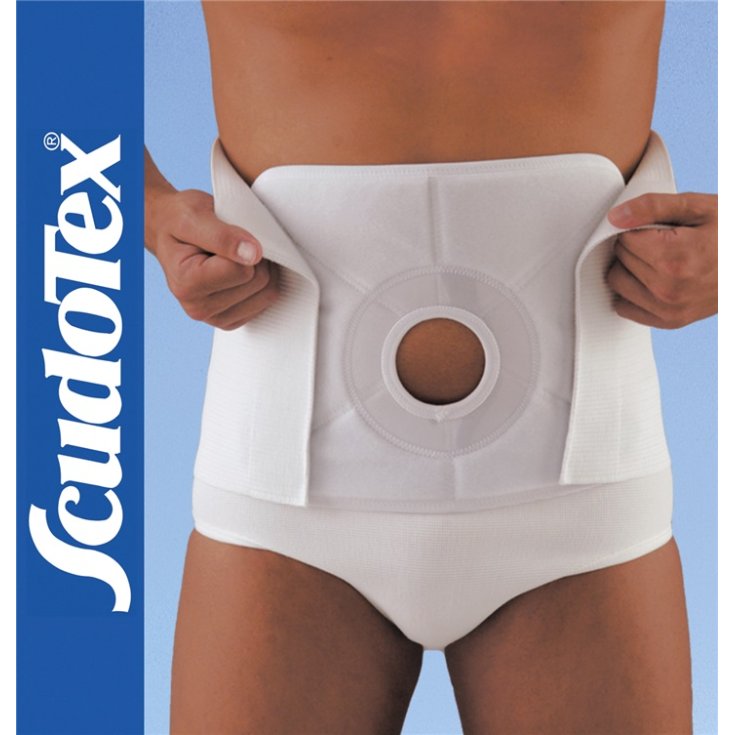 Faja Colostomia Scudotex 24cm Color Blanco Talla VI 1 Pieza